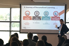 John Kilroy speaking at the Learnovation Summit 2018